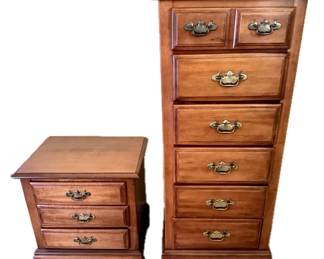  07 Saybrook Maple By Dixie 6Drawer Dresser And Nightstand