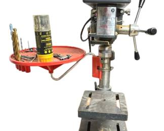 5Speed 13mm Drill Press With Red Storage Tray