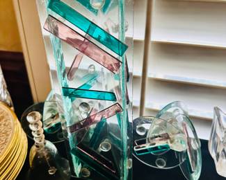 Post Modern art glass.