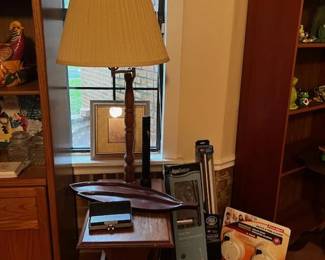 Lamp/side table