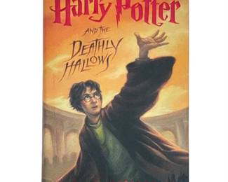 Lot 1105   
First Edition, "Harry Potter and the Deathly Hallows" by J.K. Rowling
