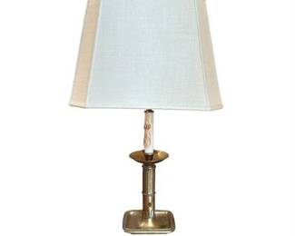 Lot 402  
Fredrick Cooper, Brass Candlestick Lamp