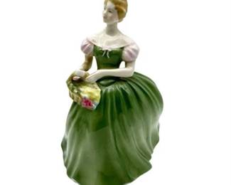 Lot 439   
Vintage Royal Doulton "Clarissa" Porcelain Figurine