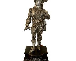 Lot 710   
Vintage Cast Metal Sculpture of Don Juan