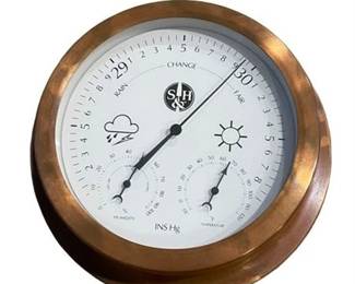 Lot 757   
S & H Barometer, Made in Germany