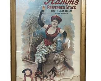 Lot 283   
Hamm's Preferred Stock Beer Poster