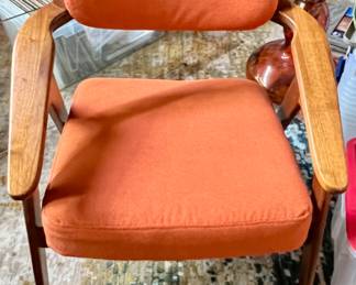 A Pair of MCM Danish Eck Adams Arm Lounge Chairs