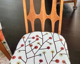 Set of 8 MCM Broyhill Brasilia Walnut Dining Chairs