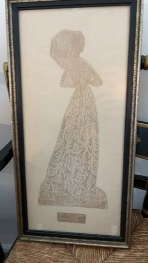  01 Brass Rubbing Of lady Margaret Peyton 
