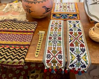 Native American Awl & Case / Bandolier Bag -circa 1850