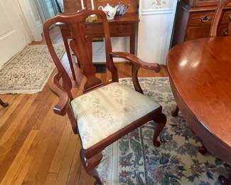 dining room chairs and table