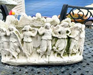cast stone planter
