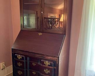 mahogany secretary desk 