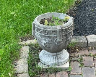 cast stone garden planter 