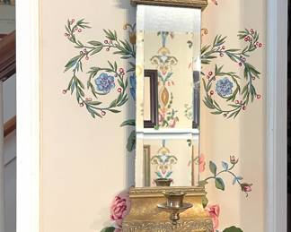 mirrored wall sconce 