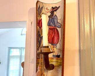 Redland Pottery Candlestick Sconces - Mexico 