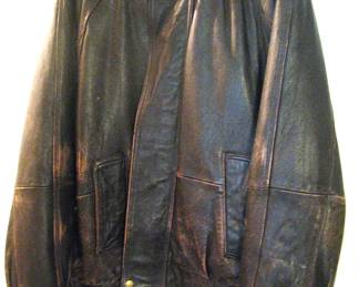 Men's Genuine Leather Bomber Jacket