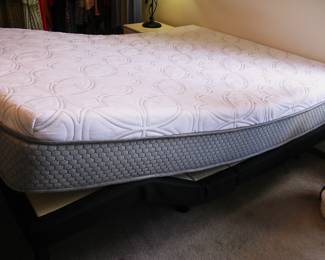 Ease  Tempur-Pedic Adjustable Queen Bed with Remote - Feet 