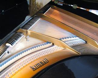 Kimball La - Petite Ebony Baby Grand Piano - Serviced Every Year in Pristine Condition