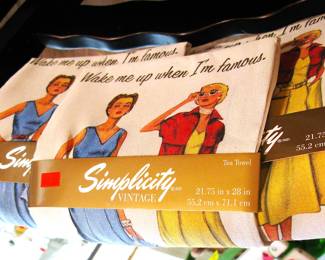 Simplicity Tea Towels New in Package