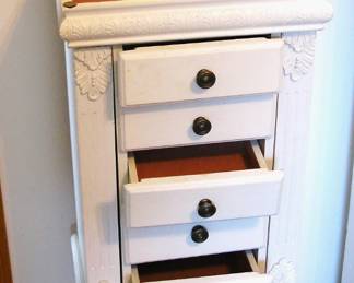 Jewelry Armoire with Mirror 