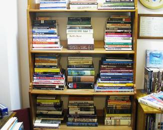 Books Wood Bookshelf