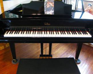 Kimball La - Petite Ebony Baby Grand Piano - Serviced Every Year in Pristine Condition