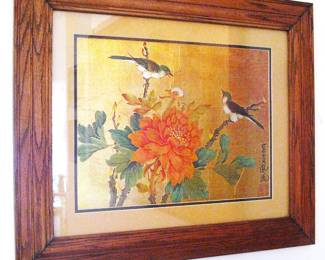 Attributed To Zhao Menghu ( Chinese Silk) Signed