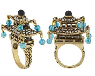 Heidi Daus  Swarovski Crystal  Size 8