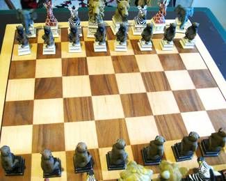 Wild Animals of Africa Ben Homer Chess Set