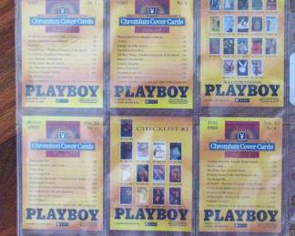 Play Boy Chromium Cover Collectible Cards Set