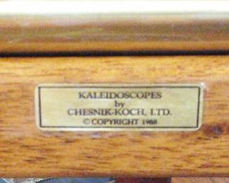 1960's Vintage Chesnik Kaleidoscope with 4 Discs