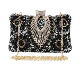 Encrusted Rhinestone Clutch