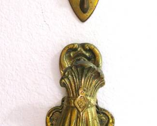 Vintage Brass Hanging Clamps