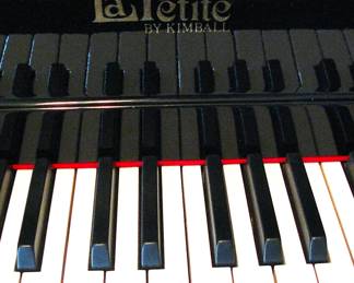 Kimball La - Petite Ebony Baby Grand Piano - Serviced Every Year in Pristine Condition