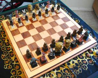 Wild Animals of Africa Ben Homer Chess Set