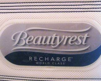 Queen Bed with Beautyrest Recharge Mattress (Like New)