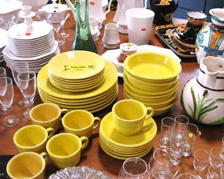 Fiesta Ware Sunflower Yellow Dishes Set