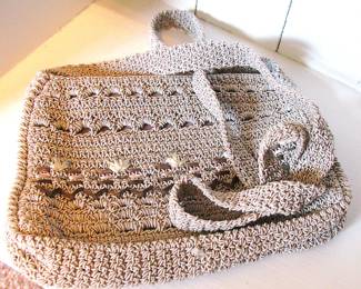 Vintage Crochet Shoulder Bag