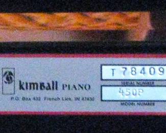 Kimball La - Petite Ebony Baby Grand Piano - Serviced Every Year in Pristine Condition