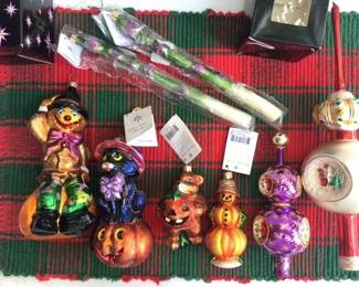Christopher Radko ornaments...some with original boxes