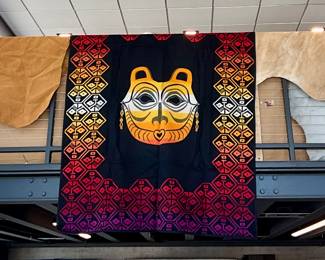 Native American Pendleton Wool Blanket Lillian Pitt