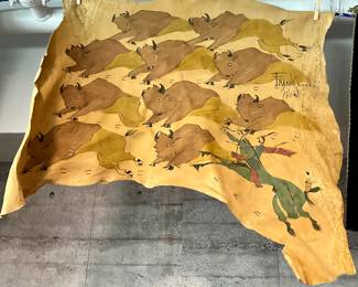 Frank Shortey Painted Hide