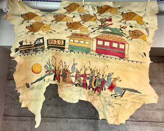 Frank Shortey Painted Hide