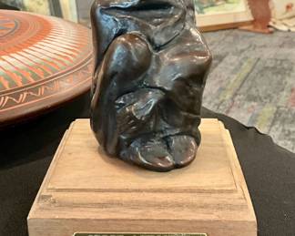 Charles Russell Good Medicine Bronze Sculpture 