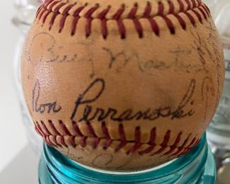 1971 Detroit Tigers signed baseball