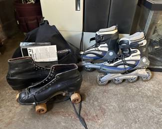 roller skates and roller blades