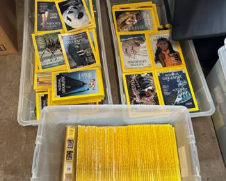 National Geographic magazine lot