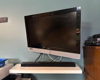 Vizio 37" HDTV widescreen LCD, VX37L; and LG soundbar 
