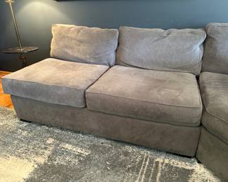 4pc sectional sofa with ottoman, and chair